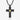 Collier Double Croix Homme « Fraternité » Doré / 50cm